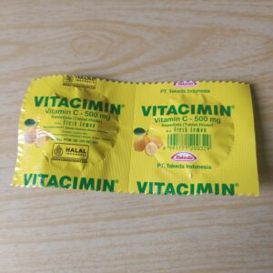 Vitacimin 500 mg Rasa Lemon 2 Tablet