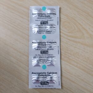 Atorvastatin 10 mg 10 Tablet